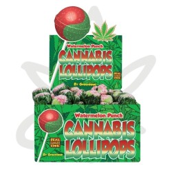 🍉 🌿Sucette au cannabis Watermelon Punch 18g - Dr Greenlove 🌿🍉