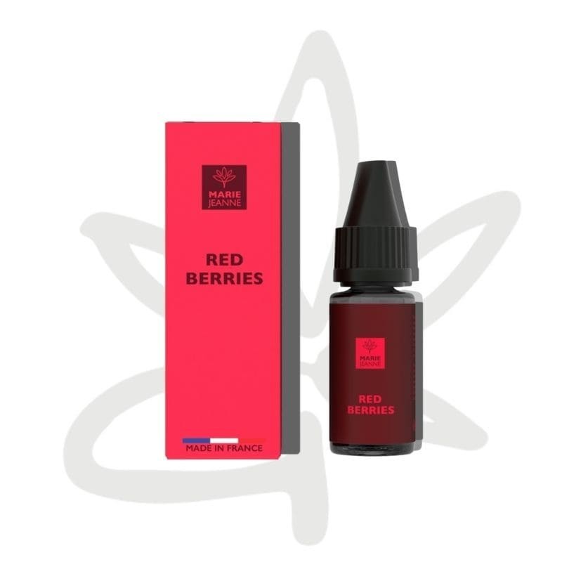 💧🟥 E liquide CBD 0mg "Red Berries" 10ml - Marie Jeanne 🟥💧
