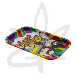 🌈 🫧 Plateau a rouler Cheech&Chong Trippy 17.5x27.5 - G-ROLLZ - Gardenz Shop meilleur CBD 🫧🌈