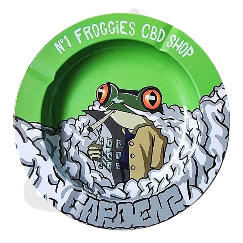 🎩🐸 Cendrier Métal Froggies - Gardenz 🐸🎩