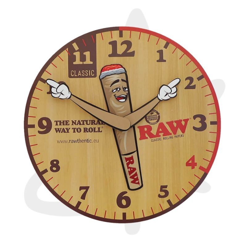 ⏲️🥦 Horloge murale cône 30cm - Raw 🥦⏲️