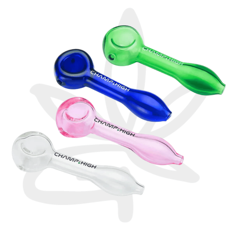 Pipe CBD "Spoon" en verre 11,5cm - Champ High
