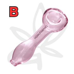 Pipe CBD "Spoon" en verre 11,5cm - Champ High