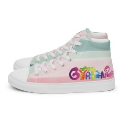 Men’s high top canvas shoes