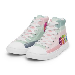 Men’s high top canvas shoes
