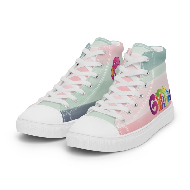 Men’s high top canvas shoes