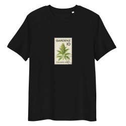 T-shirt col côtelé Timbre Gardenz – Collection verte sur textile