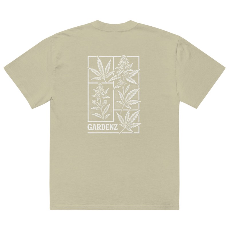 T-shirt oversize délavé Gardenz – Hommage aux vrais fumeurs
