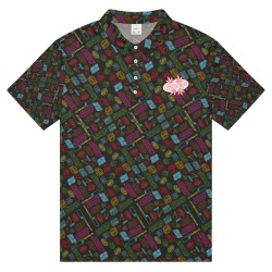 Polo Néon Gardenz – Style cannabis coloré et déjanté