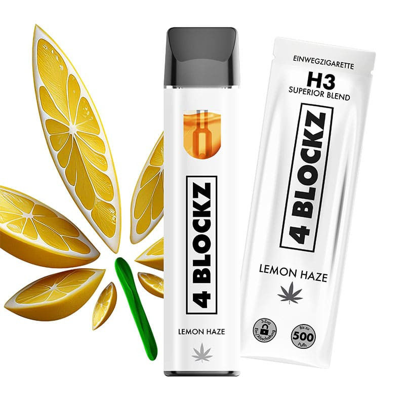 Puff H3 Lemon Haze 1ml 4Blockz | Saveur citron zesté