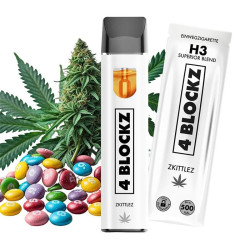 Puff H3 Zkittles 1ml 4Blockz | Saveur bonbons fruités