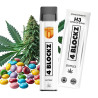 Puff H3 Zkittles 1ml 4Blockz | Saveur bonbons fruités