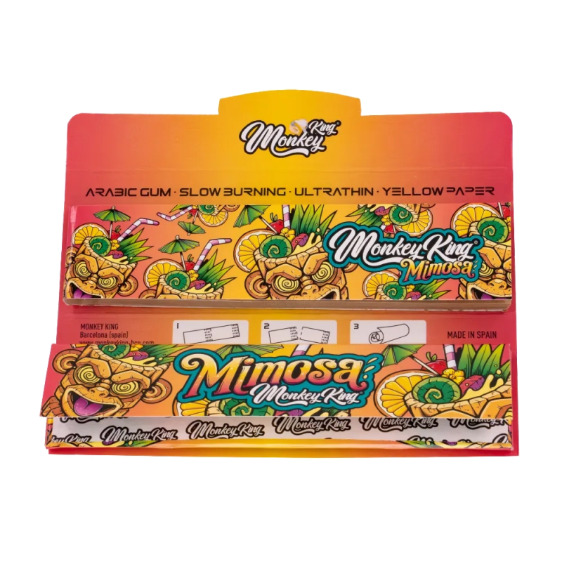 Feuilles Slim arôme Mimosa avec carton - Monkey King
