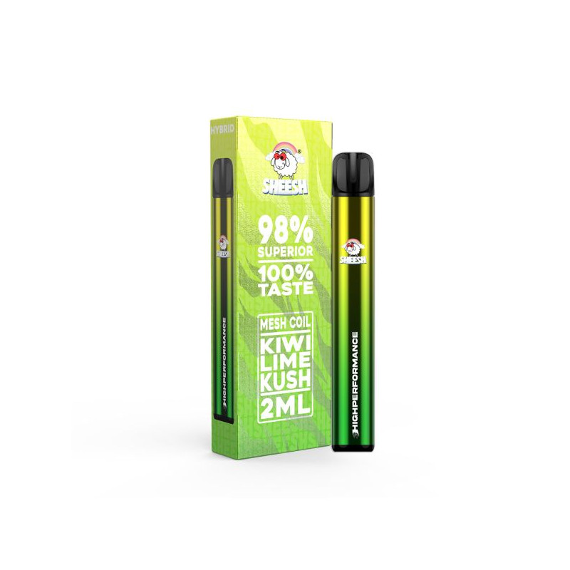 Vape Kiwi Lime Kush Sheesh – Kiwi, citron vert, 2ml | Gardenz