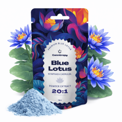 Powder Extract 20:1 (Nymphaea Caerulea) 100g - Canntropy
