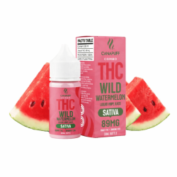 E liquide THC 89mg + 2000mg CBD Wild Watermelon 30ml - Canapuff