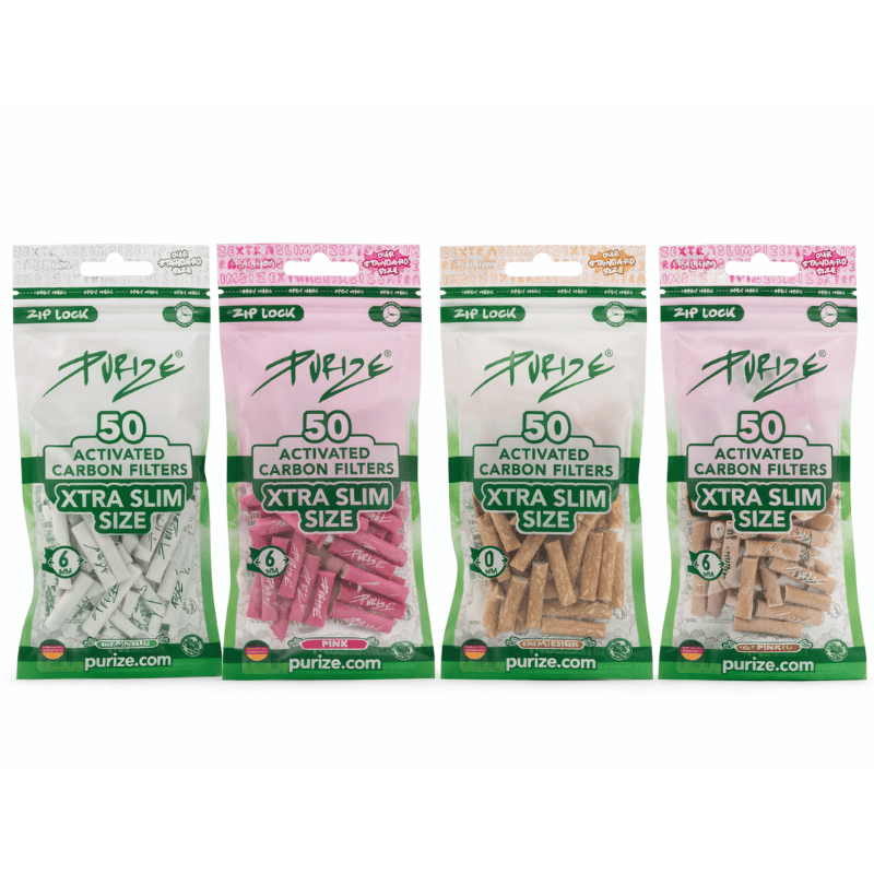 Filtre à charbon actif XTRA slim size 6mm x50 - Purize