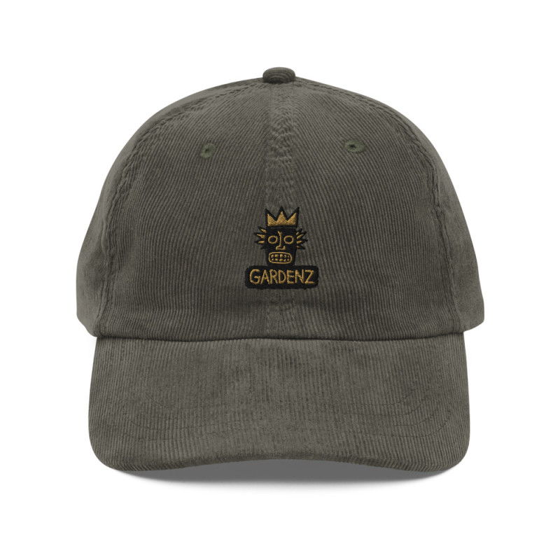 Casquette en velours côtelé Basquiat