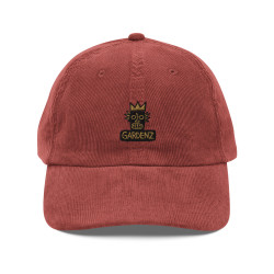 Casquette en velours côtelé Basquiat
