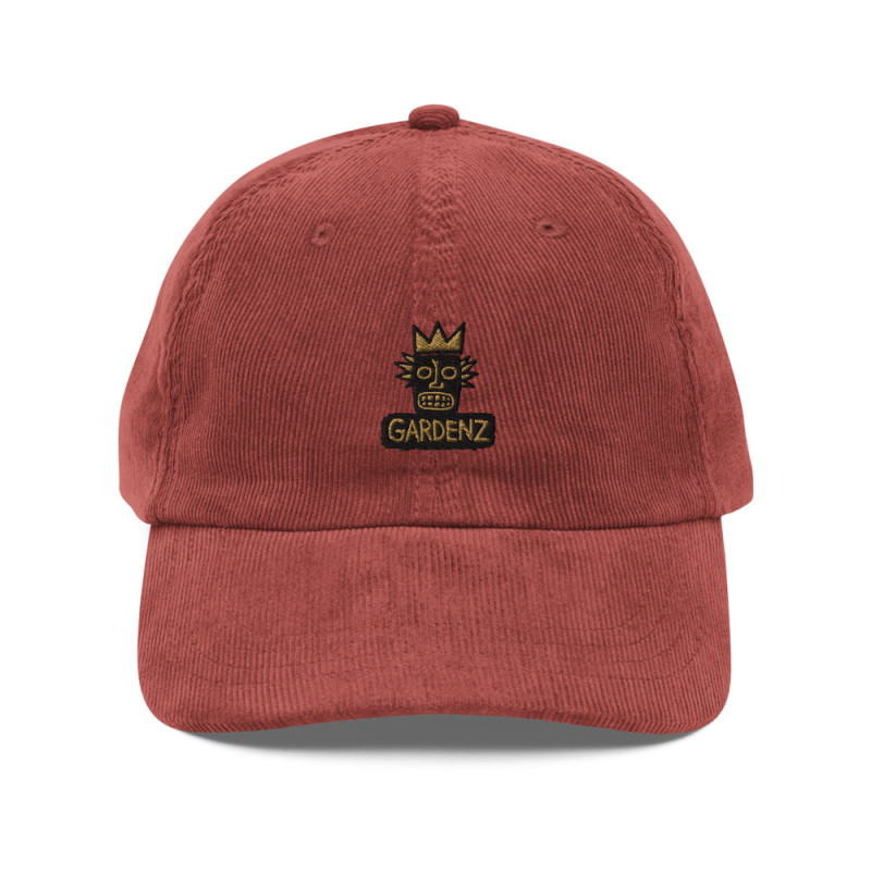 Casquette en velours côtelé Basquiat