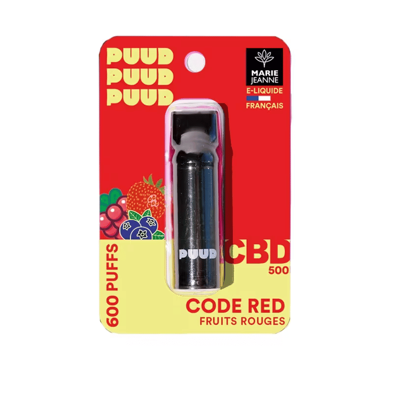 Cartouche 500mg CBD Puud Code Red - Marie Jeanne