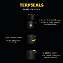 Smart seals inox - Terpseals inox jar divider