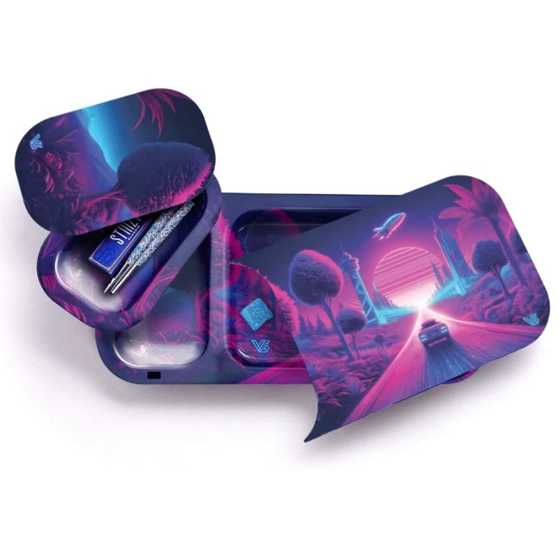 Plateau Duotray Afterglow 32x16cm V-Syndicate | Gardenz