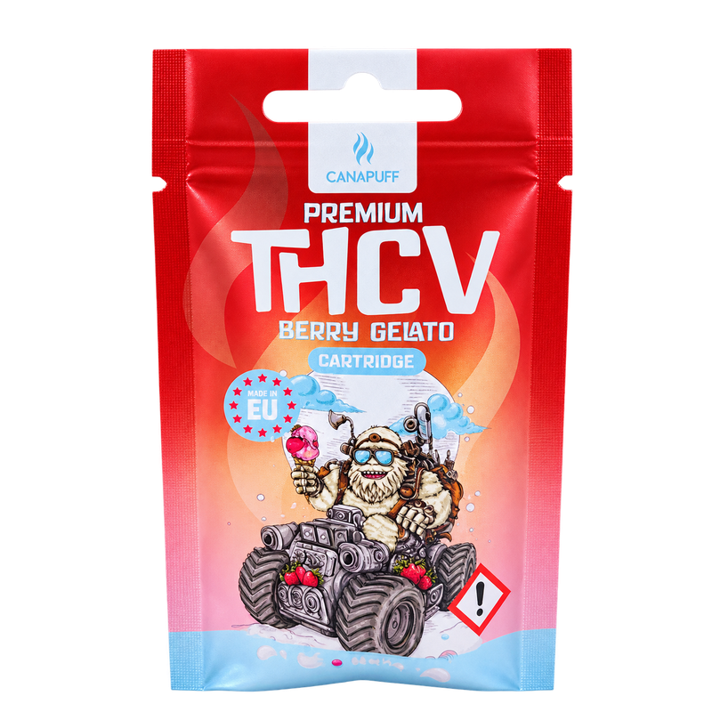 Cartouche Berry Gelato THCV 95% 0,5 ml Canapuff | Gardenz