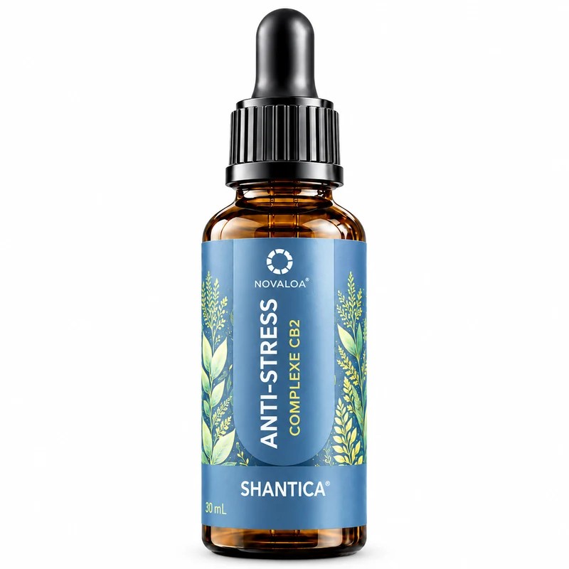Huile Anti-stress Complexe CB2 20 % - Novaloa | Gardenz
