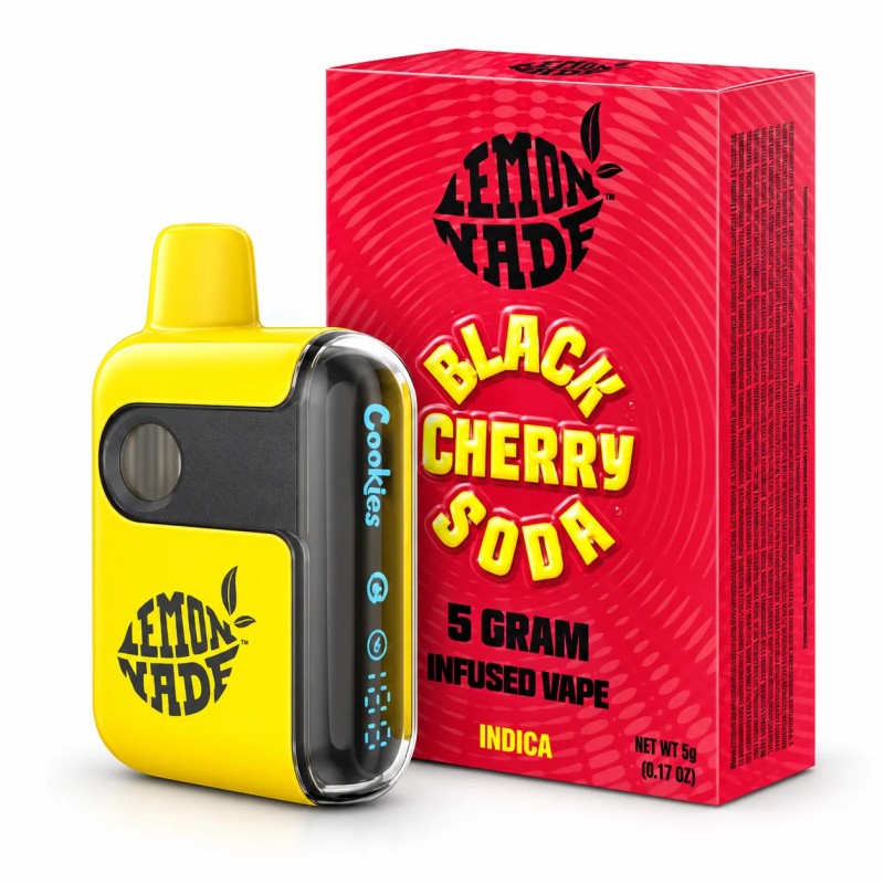 Vape Lemonade Black Cherry Soda 5G Liquid Diamonds – Cookies